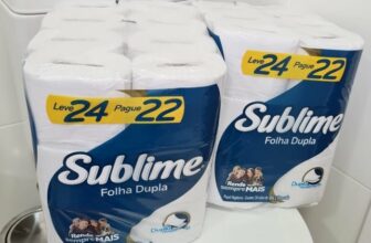Papel Higiênico Folha Dupla Sublime Softys - 24 Rolos 30m