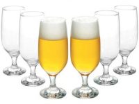 Conjunto de Taças de Vidro para Cerveja 6 Peças – 300ml Nadir Floripa 7732