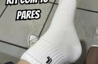 Kit Com 10 Pares De Meia Cano Longo Adulto Lupo