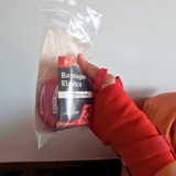 Bandagem Elástica Muvin 5 Metros Com Fechamento em Fecho de Contato e Alça Para Polegar