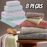 Ofeta Relâmpago Jogo Banho 8 Pçs Toalhas Lollipop Buddemeyer