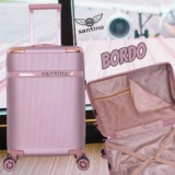 SANTINO, Mala de Bordo Versalhes Rígida 360° Santino P- ASDV501P Cor: Rosa Dourada