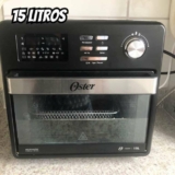 Fritadeira e Forno Oster Gourmet Preto 15 Litros 10 Em 1 220v