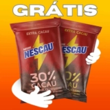 NESCAU® Extra Cacau Grátis (2 sachês de 20g Cacau 30% + 2 sachês de 20g Cacau 60%)